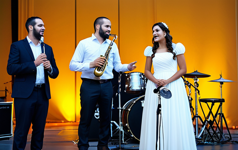 이스라엘의 전통 결혼식 음악 - Traditional Wedding Song**

"A group of fully clothed guests joyfully dancing the Hora at an Israeli...