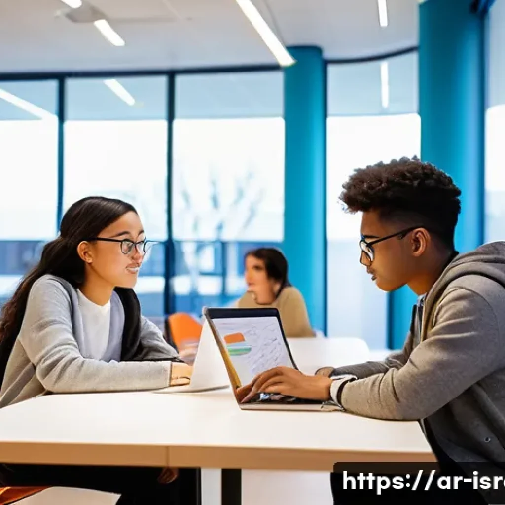 이스라엘의 주요 대학 랭킹 - **Prompt 1: Collaborative Innovation in a Modern University Setting**
    A diverse group of five un...