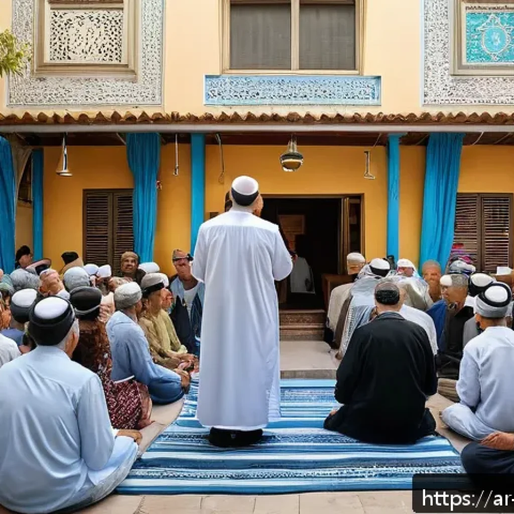 이스라엘 유대교와 세속화 - A vibrant urban Jewish neighborhood scene in Tel Aviv during a religious holiday, showing a diverse ...