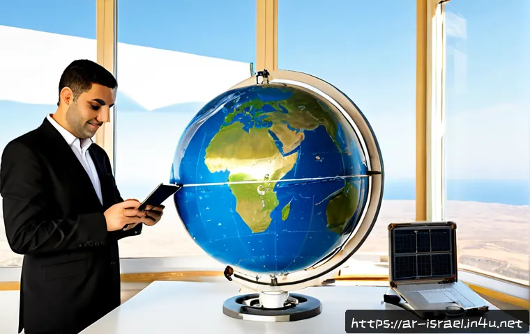 이스라엘의 항공우주 기술 - Photorealistic aerospace engineering laboratory in Israel, diverse Arab and Israeli engineers in mod...